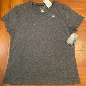 NWT Champion gray athletic short sleeve top XL